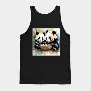 Panda Bear Study Tank Top